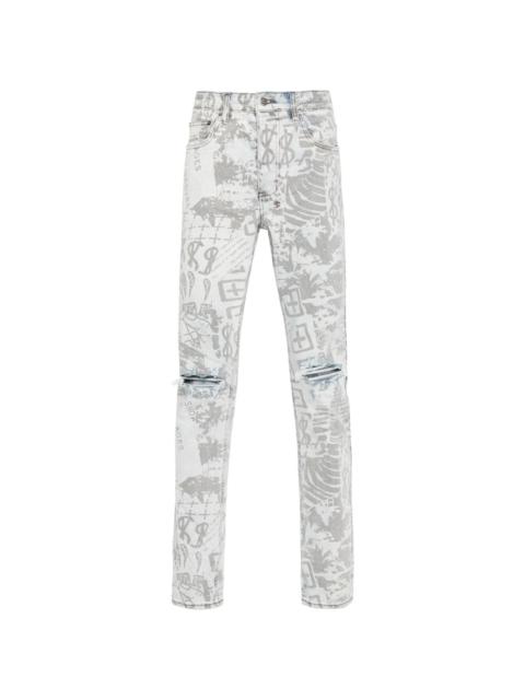 Chitch Kollage Icey tapered-leg jeans