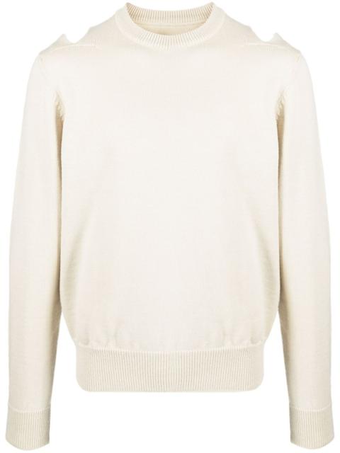 Jil Sander 컷 아웃 울 점퍼