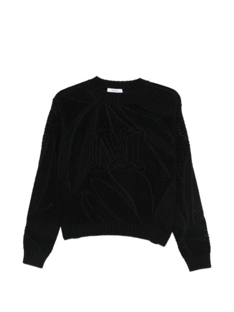 Max Mara openwork sweater