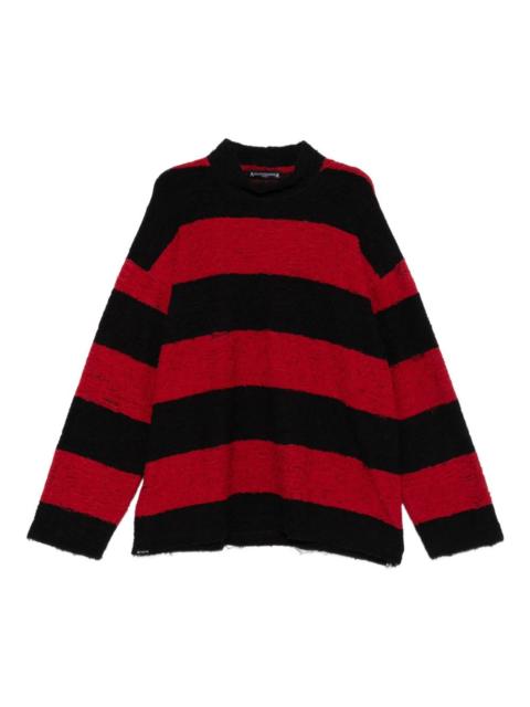 mastermind JAPAN striped t-shirt