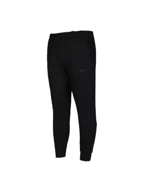 Men's Nike Knit Breathable Bundle Feet Lacing Sports Pants/Trousers/Joggers Black BV4453-010