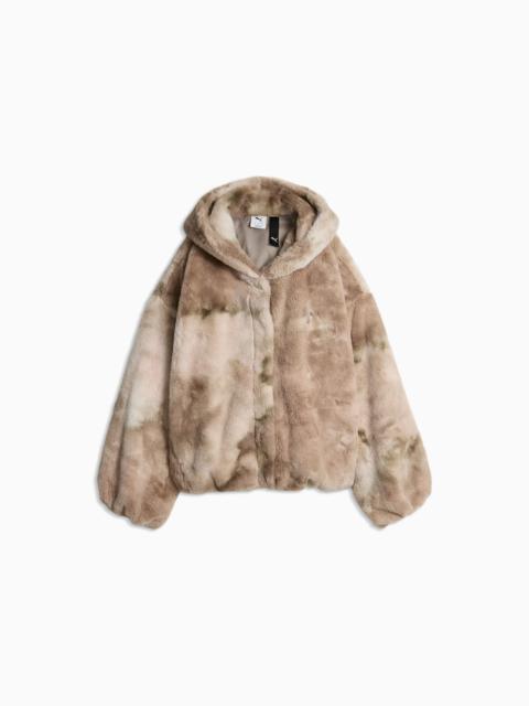 PUMA Street Glam Women's Oversized Fleece Jacket
