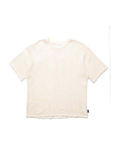 South2 West8 S/S Crew Neck Tee - Cotton Mesh - White
