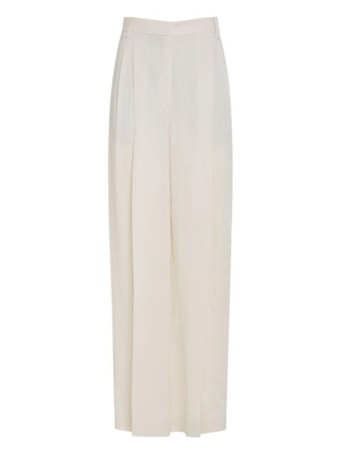 Brunello Cucinelli linen wide-leg trousers