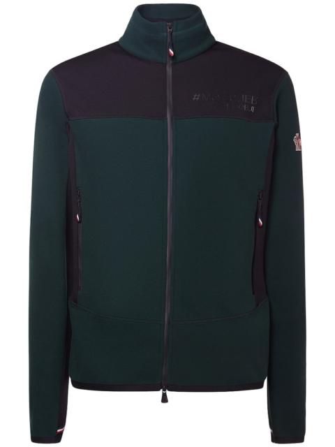 Moncler Grenoble Stretch tech zip-up cardigan