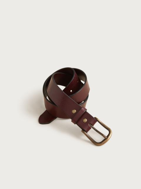 J.CREW Round-buckle jeans belt in leather