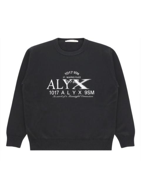 1017 ALYX 9SM GRAPHIC CREWNECK SWEATER