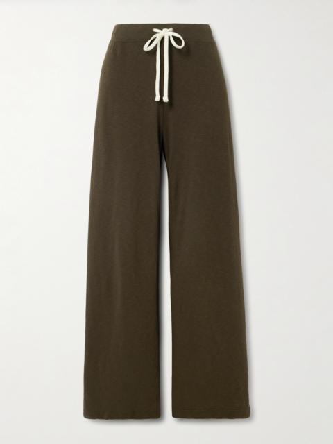 JAMES PERSE Cotton-terry Track Pants