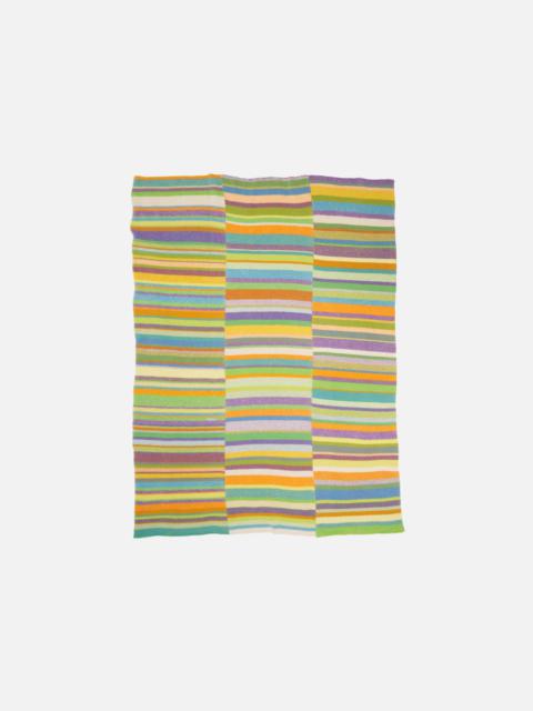 The Elder Statesman STRIPE SUPER SOFT CASHMERE BLANKET