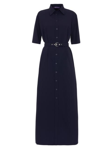 Ralph Lauren Women's Carol Belted Wool Midi-Dress - Icon Navy