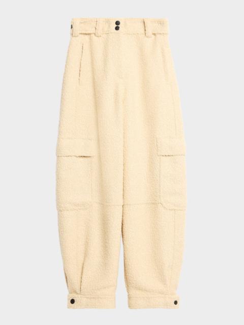 Moncler Grenoble Wool Bouclé Trousers
