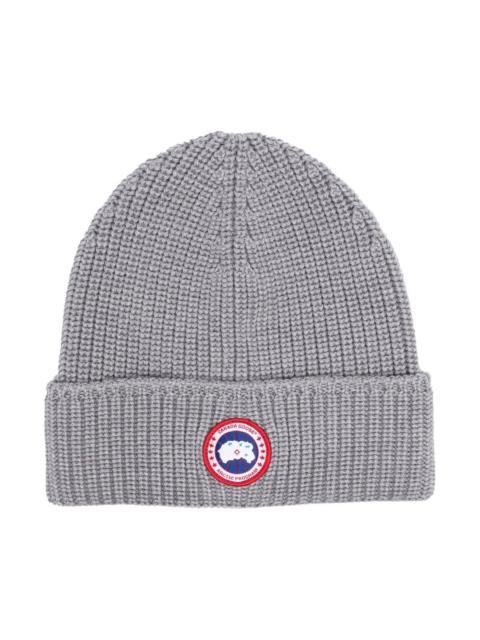 Canada Goose Logo wool beanie