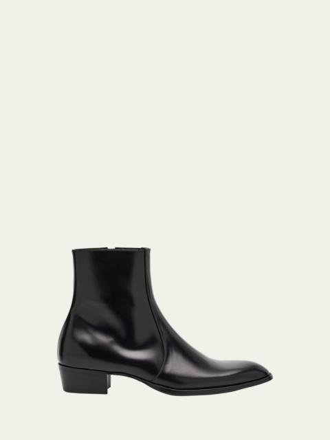 Men's Roman 35 Leather Side-Zip Ankle Boots