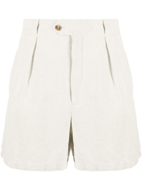 CLOSED high-waisted organic-cotton shorts