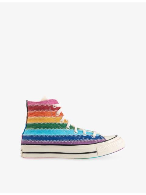 Converse All Star Hi 70 Rainbow Canvas High-Top Trainers
