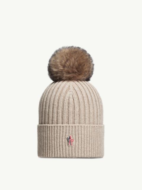 Moncler Grenoble Cashmere Beanie with Pom Pom