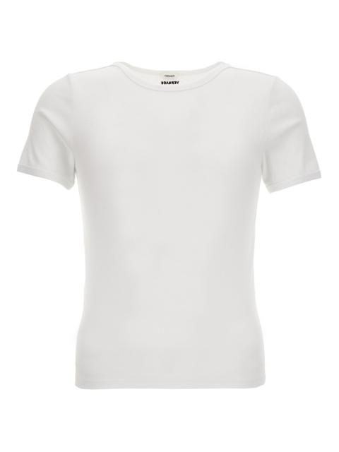VERSACE Men's Stretch-Cotton T-Shirt - Optical White