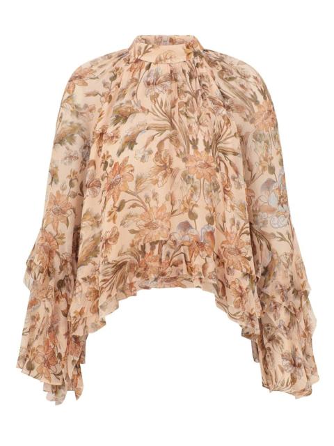 Zimmermann ASCENT CASCADING BLOUSE