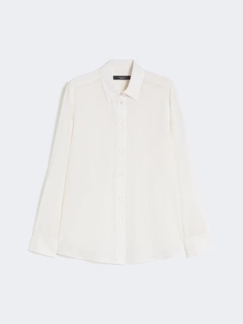 WEEKEND Max Mara Silk crepe de chine shirt - IVORY
