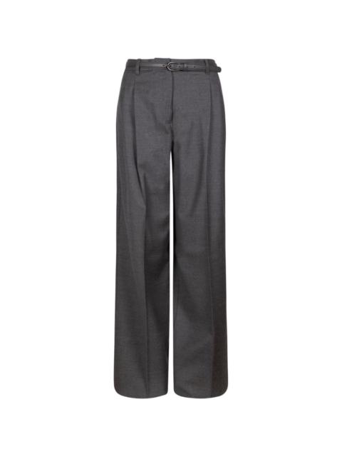 Max Mara belted pleated trousers