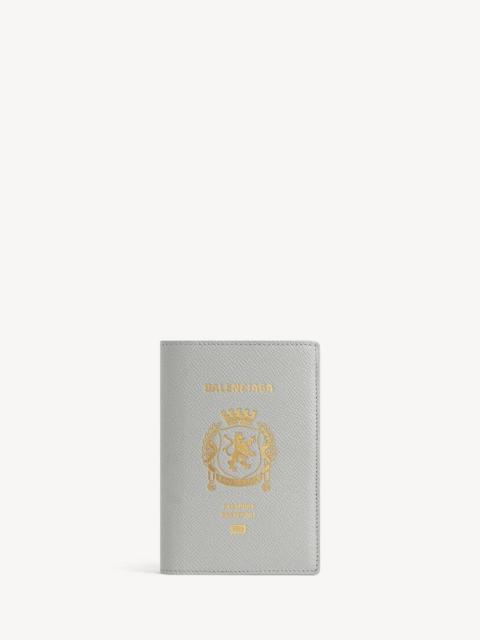 BALENCIAGA Men's Passport Holder in Balenciaga Grey