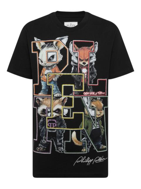 PHILIPP PLEIN College Animals Outline t-shirt