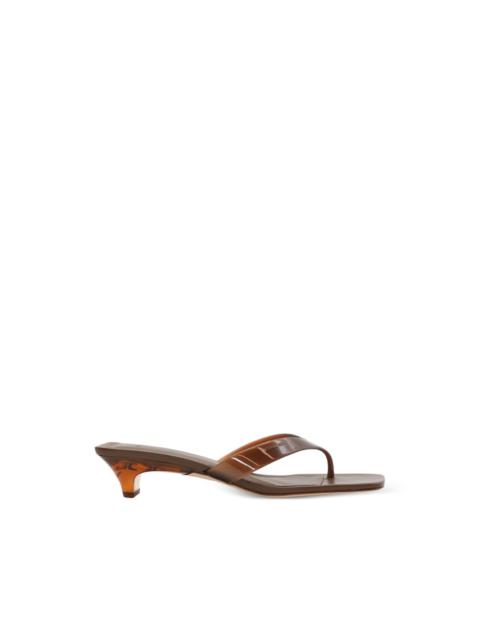 Vince San Juan Jelly square toe heeled sandals