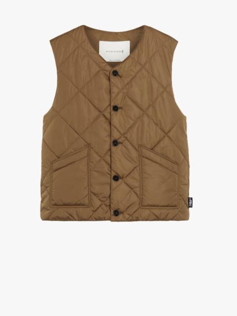 Mackintosh HIG MOCHA QUILTED NYLON LINER VEST | GQM-204