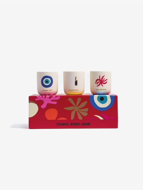 ASSOULINE Travel From Home Mini Scented Candle Set
