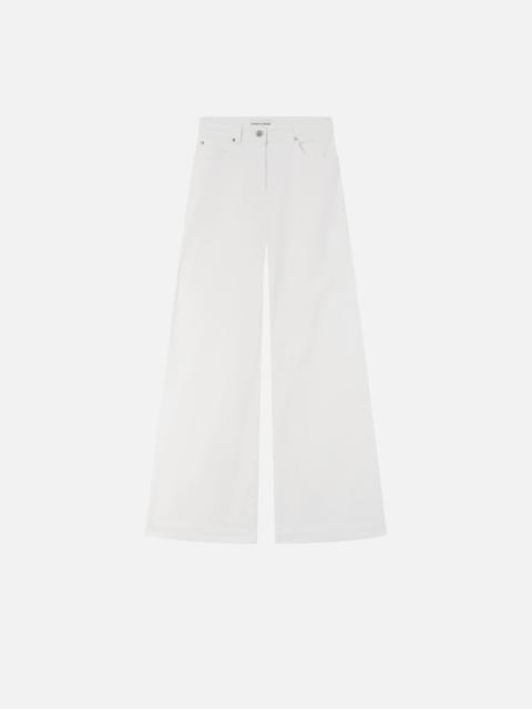 WIDE-LEG TROUSERS IN DYED TWILL