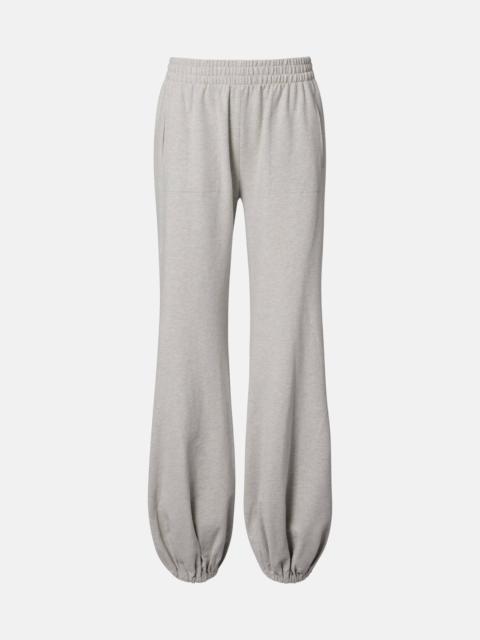 NORMA KAMALI Cotton-blend jersey sweatpants