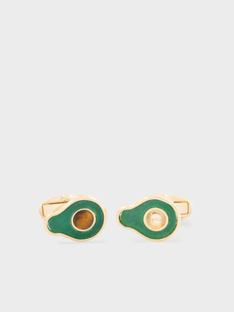 Paul Smith 'Avocado' Cufflinks