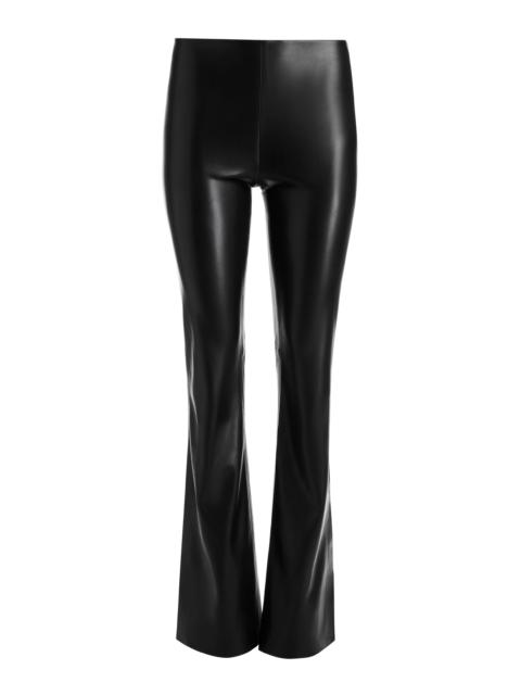 Alice + Olivia TINA VEGAN LEATHER SPLIT HEM PANT