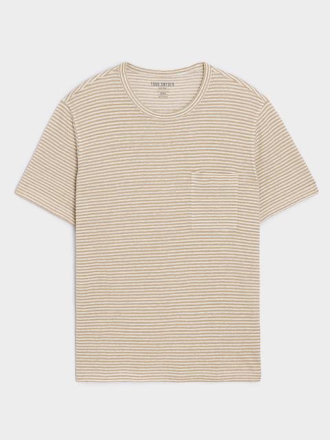 TODD SNYDER Linen Pocket Tee