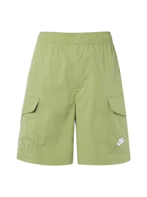 Nike Nike FW22 Solid Color Logo Embroidered Cargo Shorts Green DM6834-334