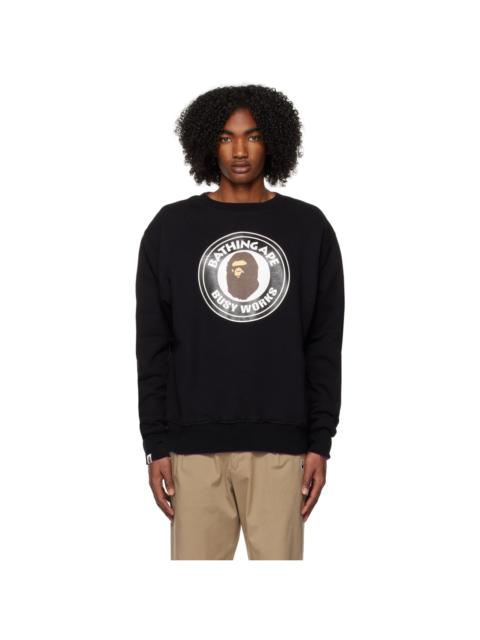 A BATHING APE® Black 4Way Reversible Sweatshirt