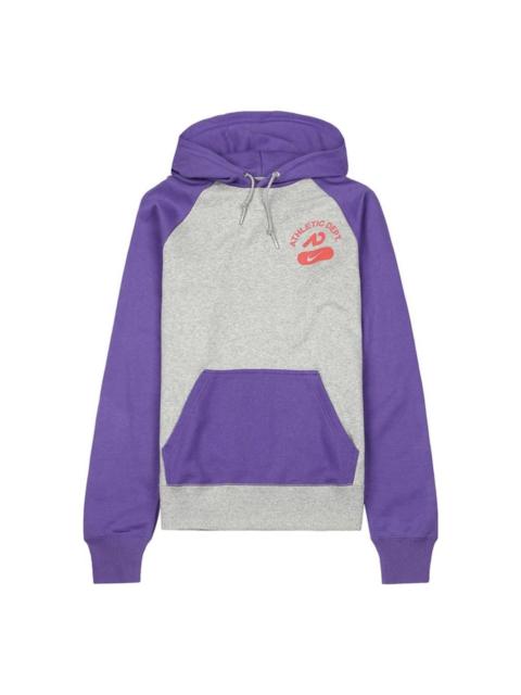 Nike Nike Logo Athletic Daily Casual Hoodie 'Purple Grey' 403978-066
