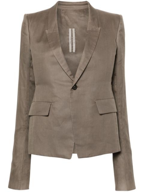 Rick Owens 60CM Soft cotton blazer