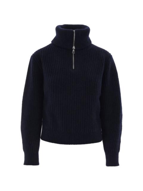 WEEKEND Max Mara ribbed-knit half-zip sweater