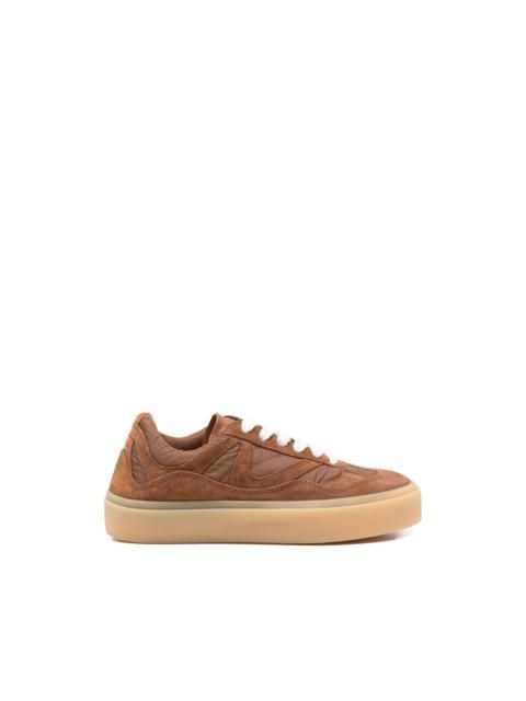 INUIKII suede panelled sneakers