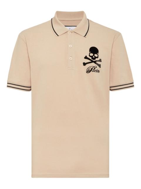 PHILIPP PLEIN Skull and Bones polo shirt