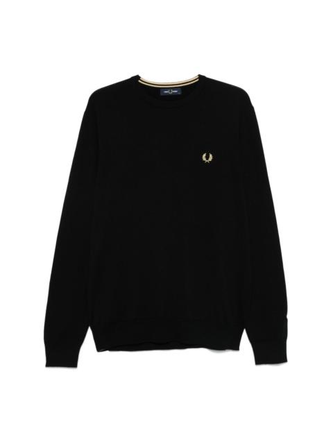 logo-embroidered sweater