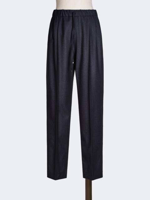 Max Mara ZAMIA Cashmere foule trousers - ULTRAMARINE