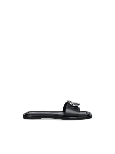 MICHAEL KORS Milan logo-plaque flat sandals