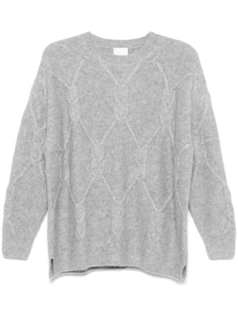 Allude mélange-effect sweater