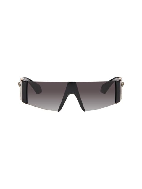 VERSACE Black Edge Mask Sunglasses