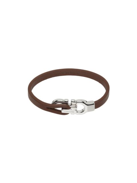 Brown Gancini Bracelet