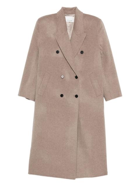 The Frankie Shop wool blend double-breasted coat