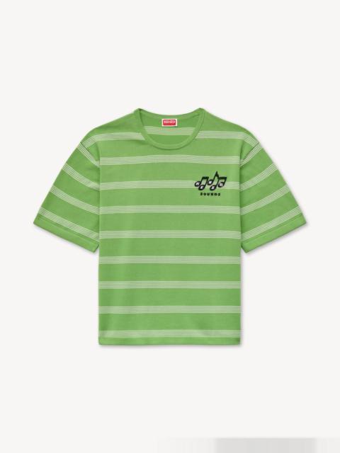 KENZO 'KENZO Sounds' embroidered mariniere T-shirt in light cotton