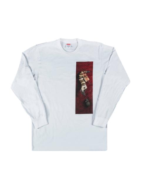 Supreme Mike Hill Snaketrap Long-Sleeve T-Shirt 'White'